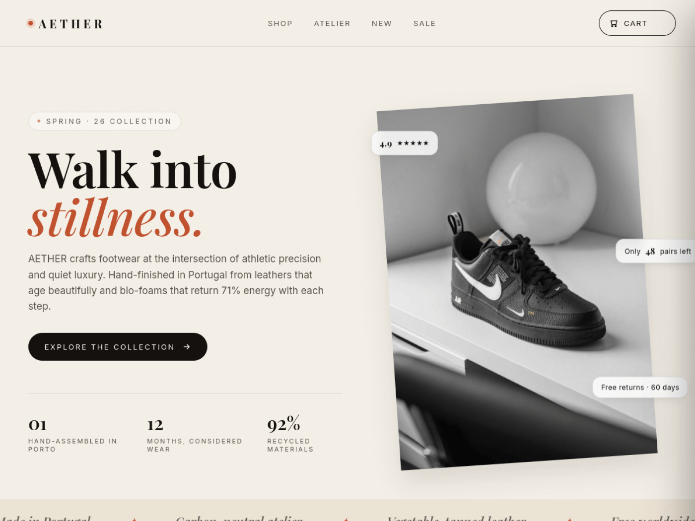 Aether Footwear